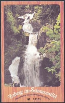 78089 Triberg im Schwarzwald, Deutschland höchster Wasserfall 162 m